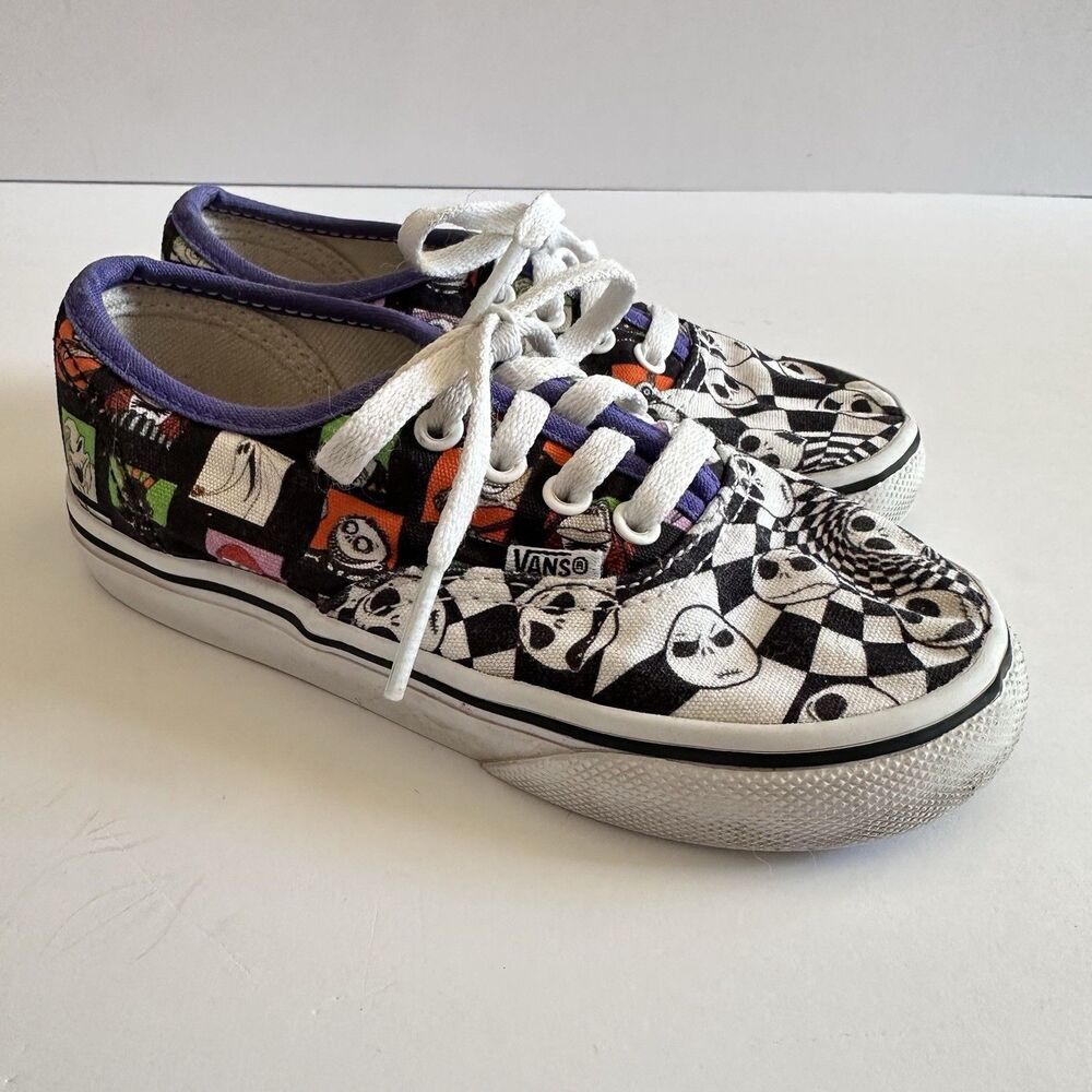 Vans Disney Nightmare Before Christmas Toddler 9 Patchwork Rare Era